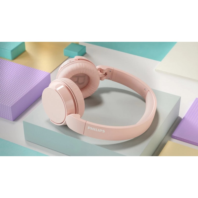 Philips Навушники On-ear TAH4209 BT 5.3, Wireless, Mic, Рожевий