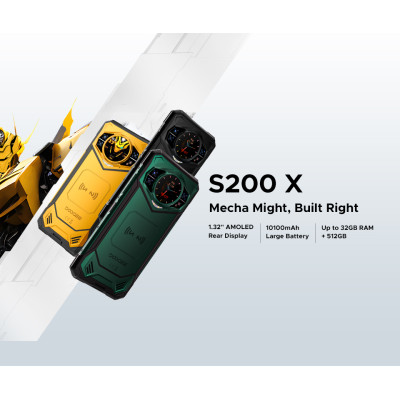 Doogee Смартфон S200X 6.72" 12/512ГБ, 2SIM, 10100мА • рік, чорний
