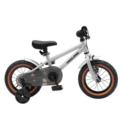 Miqilong Дитячий велосипед ST 12" сріблий