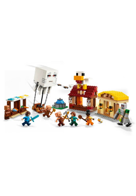 LEGO Конструктор Minecraft Напад на село з повітряною кулею Ґаст
