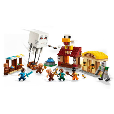 LEGO Конструктор Minecraft Напад на село з повітряною кулею Ґаст