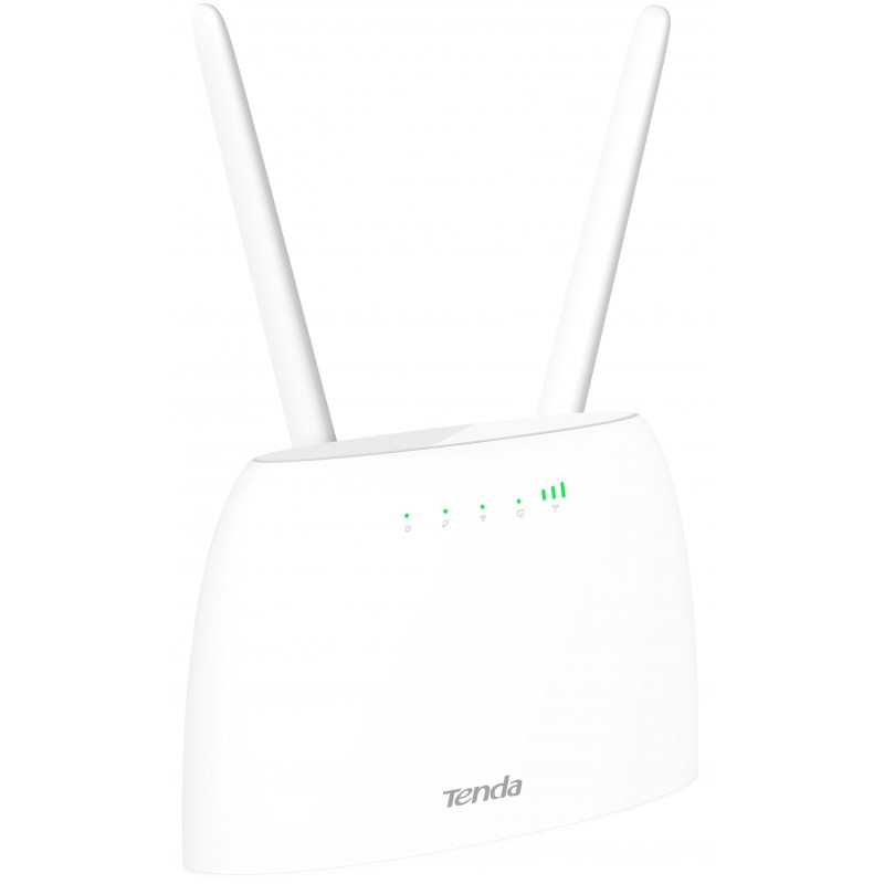 Tenda Маршрутизатор TENDA 4G06 N300, 4G/LTE, 1xFE LAN, 1xFE LAN/WAN, 1xRJ11