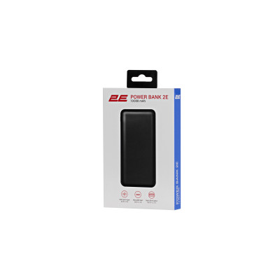 2E Універсальна літієва батарея Power Bank Slim 10000mAh Black