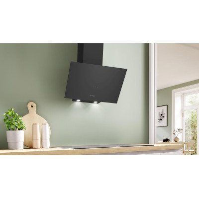 Bosch Витяжка нахила, 60см, 400 м.куб/рік, чорний