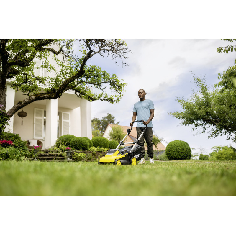 Karcher Газонокосарка акумуляторна LMO 5-18 Dual Battery Set 36В (18В+18В) акб 2х5А·год 41см 25-70см до 550м.кв