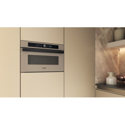 Whirlpool Мікрохвильова піч  вбудована, 31л, електронне упр., 1000Вт, гриль, дисплей, бежевий