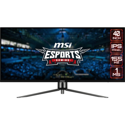 MSI Монітор 40" MAG401QR 2xHDMI, DP, USB-C, 2xUSB, Audio, IPS, 3440x1440, 21:9, 155Hz, 1ms, sRGB 118%, AdaptiveSync, HDR400