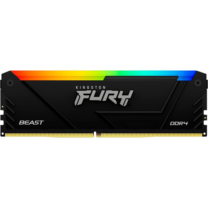 Kingston Пам'ять ПК DDR4 16GB 3200 FURY Beast RGB