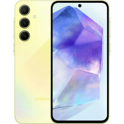 Samsung Смартфон Galaxy A55 5G (A556) 6.6" 8/128ГБ, 2SIM, 5000мА•год, лимонний