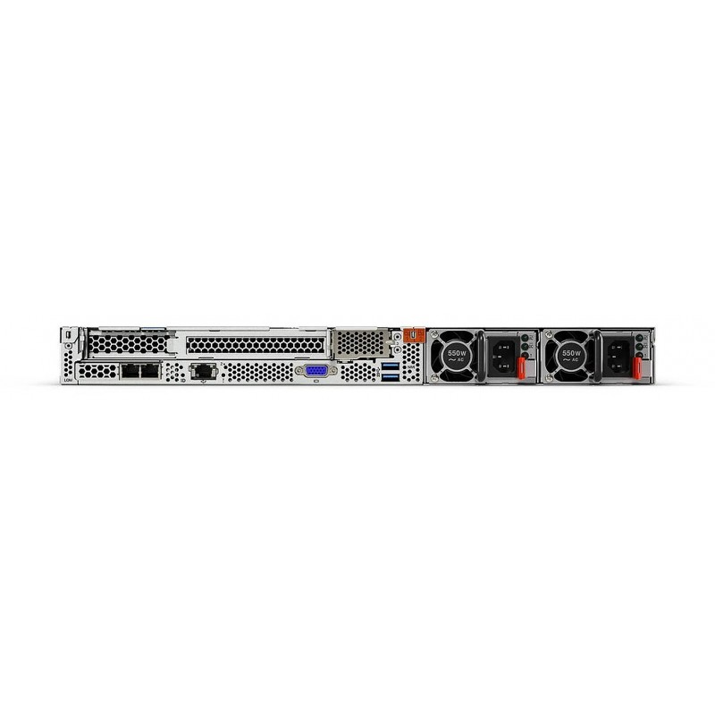 Lenovo Сервер SR630, 4210R, 2.4GHz/10-core/1P, 32GB 2933MHz DDR4, 8 SFF, RAID 9350-8i 2GB, 2xLP G3 x8 and x16, no NIC, 750W Titanium, 1U TS-Rails, XCC Ent, 3Y Warranty
