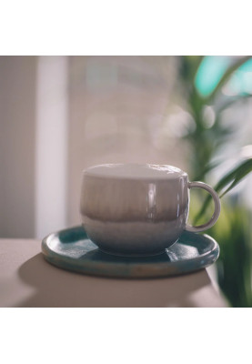 Nivona Кавомашина Nivona CafeRomatica, 1.8л, зерно+мелена, автомат.капуч, дисплей, авторецептів -9, пригот, холодної кави, перлинно-блакитний