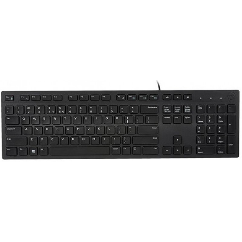 Dell Multimedia Keyboard-KB216 Ukrainian (QWERTY) - Black