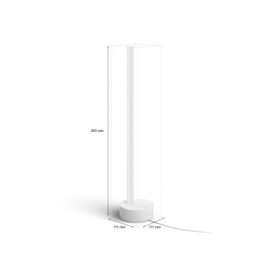 Philips Hue Настільний світильник розумний Signe,  білий