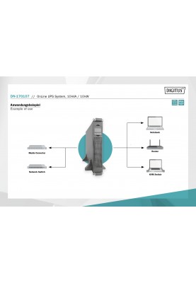 Digitus Силовий блок Power Module, 10kVA/10kW, LCD, Hardwire In/Out, RS232, USB, Rack/Tower