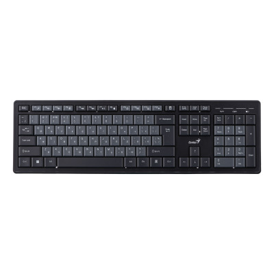 Genius Комплект клавіатура та миша KM-8200, WL, EN/UKR, чорний