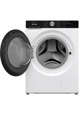 Gorenje Пральна машина фронтальна, 10кг, 1400, A+++, 60см, дисплей, інвертор, пара, Wi-Fi, підсвітка барабану, білий