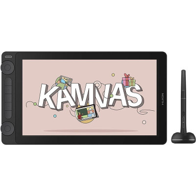 Huion Графічний монітор 13,3" Kamvas 13 G3, DP, USB-C, чорний