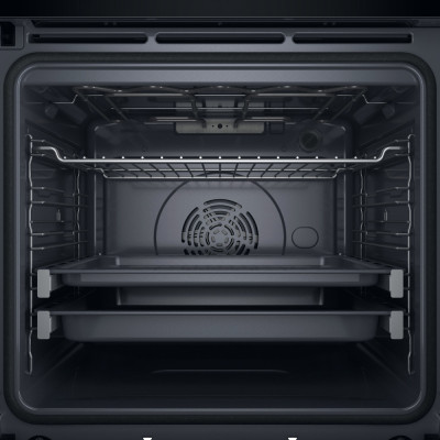 Whirlpool Духовий шафа Whirlpool електричний, 73л, A+, дисплей, конвекція, телескопічні напрямні, чорний