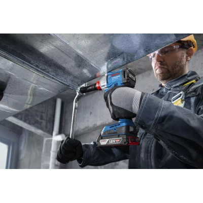 Bosch Гайковерт ударний акумуляторний Professional GDX 18V-285 + L-BOXX 18В 285Нм 2800об/хв 1.1кг без АКБ та ЗП