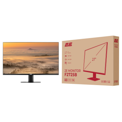2E Монітор 2E 27" F2725B D-Sub, HDMI, IPS, 100Hz 2E Монітор 2E 27" F2725B D-Sub, HDMI, IPS, 100Hz