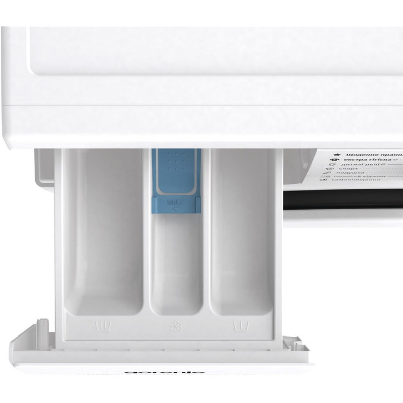 Gorenje Пральна машина фронтальна, 6кг, 1000, A+++, 43.5см, дисплей, пар, інвертор, білий