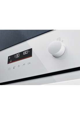 Electrolux Духова шафа Electrolux електрична, 72л, A+, пара, дисплей, конвекція, телескопічні напрямні, білий