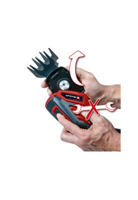 Einhell Ножиці для кущів акумуляторні GC-CG 36/70 Li, 3.6В, акб 2Аг, різ 7/11см, крок різу 8мм, телескопічна ручка, 0.61 кг