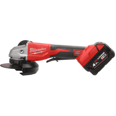 Milwaukee Шліфмашина кутова аккумуляторна Milwaukee M18 BLSAG125XPD-402X 125мм 18В 1x4.0А·рік 11000об/хв ЗП M12-18 С кейс 2.4кг
