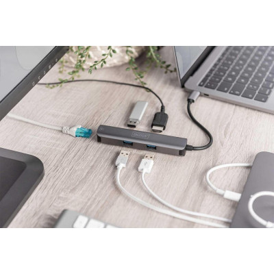 Digitus Док-станція USB-C, 5 Port