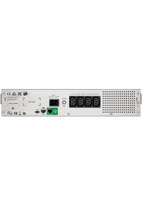 APC Джерело безперебійного живлення Smart-UPS C 1500VA/900W, RM 2U, LCD, USB, SmartConnect, 4xC13