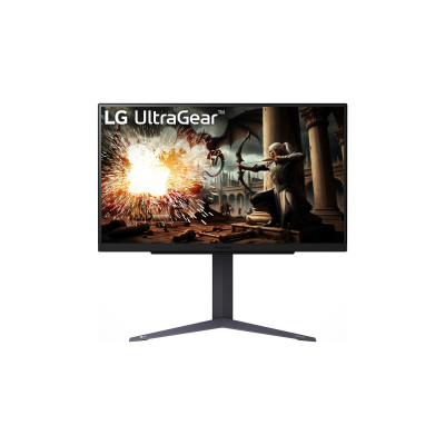 LG Монітор 27" 27GS75Q-B 2xHDMI, DP, Audio, IPS, 2560x1440, 200Hz, 1ms, sRGB 99%, G-SYNC, FreeSync, Pivot, HDR10