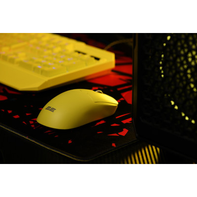 2E Gaming Миша MG355 WL, RGB, USB-A/WL, жовтий 2E Gaming Миша MG355 WL, RGB, USB-A/WL, жовтий