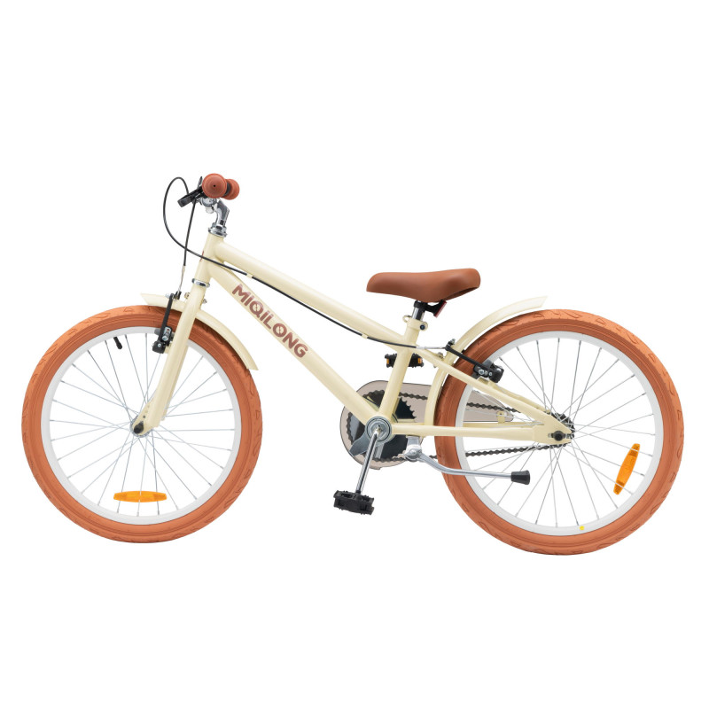 Miqilong Дитячий велосипед RM 20" бежевий