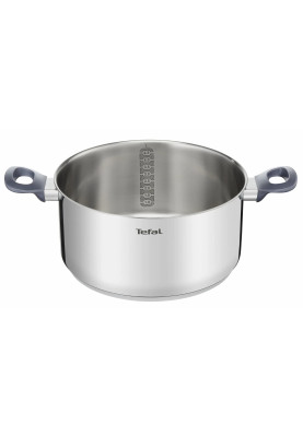 Tefal Кастрюля Daily Cook з кришкою, 24см, нержавіюча сталь, алюміній, бакеліт