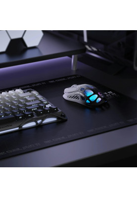 GravaStar Миша Mercury M1 Pro, BT/WL/USB-A, RGB, чорно-білий