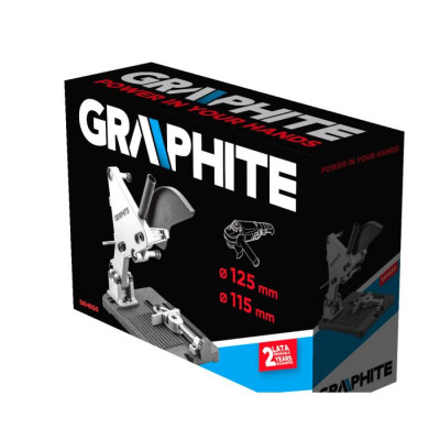 Graphite Стійка для шліфмашини кутової, діаметр диска 115/125мм, поворотні лещата