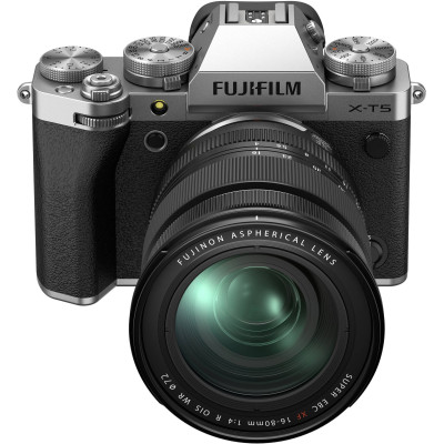 Fujifilm Цифрова фотокамера X-T5 + XF 16-80 F4 Kit Silver