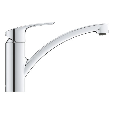Grohe Змішувач для кухні Via, довж.виливу - 227мм, поворотний, 1важіль, хром