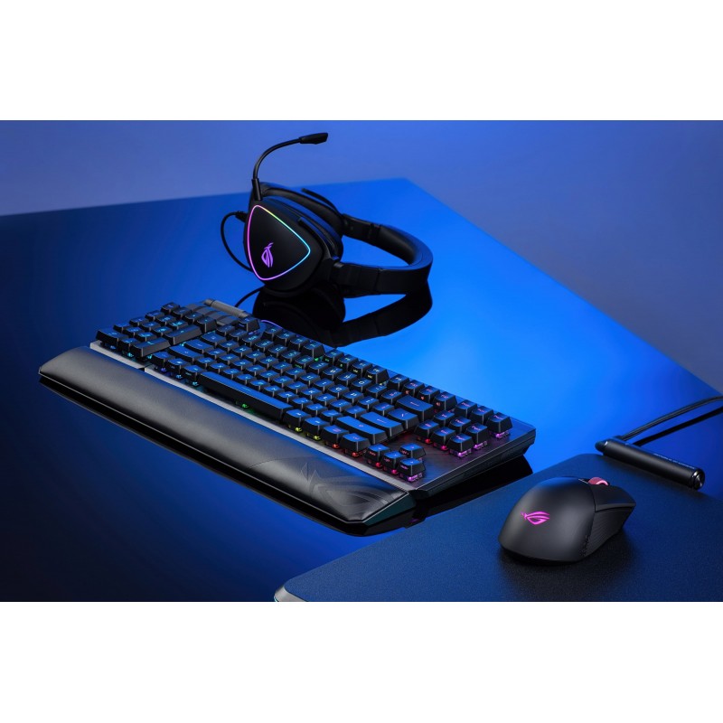 ASUS Клавіатура ROG CLAYMORE II RD RGB 108key USB/WL EN Black