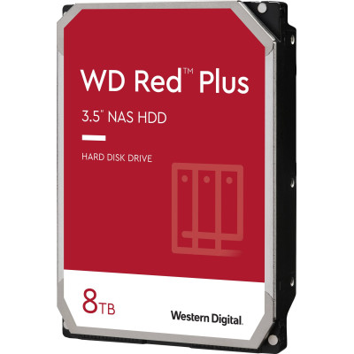 WD Жорсткий диск 8TB 3.5" 5640 256MB SATA Red Plus NAS