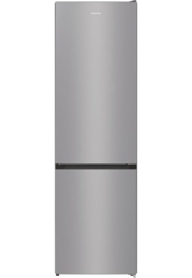 Gorenje Холодильник з нижн. мороз. камерою, 200х60х60см, 2 двері, 235(96)л, А++, NoFrost+, Зона св-ті, сірий