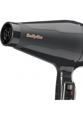 BaByliss Фен Air Pro, 2200Вт, 2 режими, дифузор, іоніз-я, хол. обдув, чорний