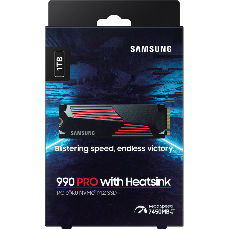 Samsung Накопичувач SSD M.2 1TB PCIe 4.0 990PRO + радіатор
