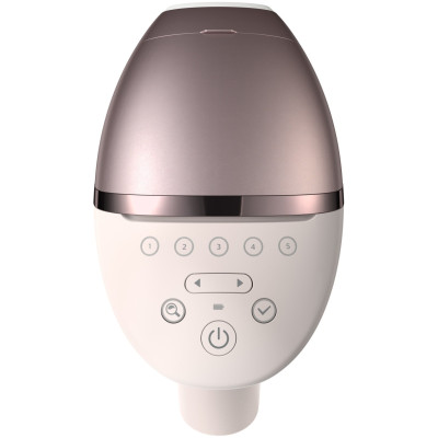 Philips Фотоепілятор Lumea IPL 9900 Series, акумуляторний , кіл-ть спалах.-450000, 2- 4 см2, насадок-4, футляр, рожевий