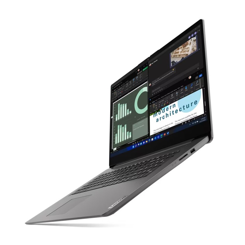 Lenovo Ноутбук V17-G4 17.3" FHD IPS AG, Intel і7-1355U, 16GB, F512GB, UMA, DOS, сірий