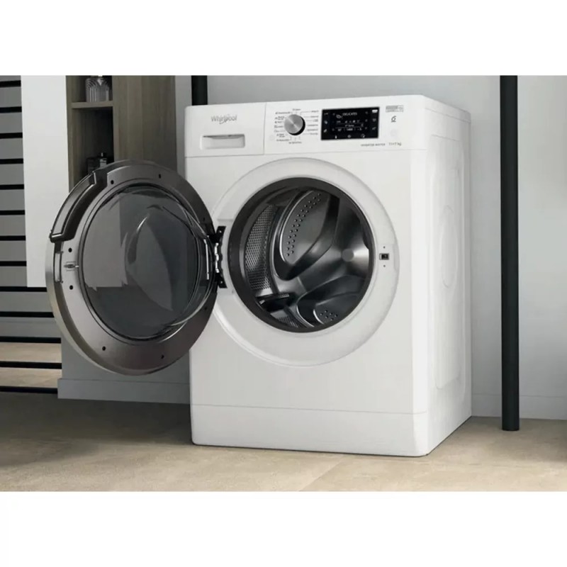 Whirlpool Прально-сушильна машина фронтальна, 11(7)кг, 1600, A, 60см, дисплей, пара, інвертор, білий