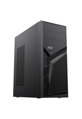 2E Корпус TeamX TMX07 з БЖ 2E ATX400W 2xUSB2.0 1x80мм VGA 310мм, ATX чорний