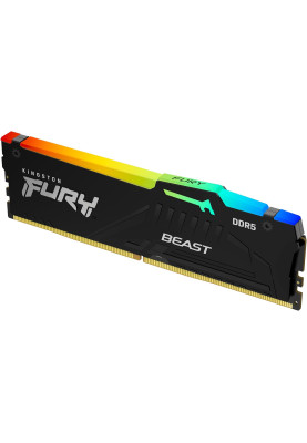 Kingston Пам'ять ПК DDR5 16GB 6000 FURY Beast RGB XMP