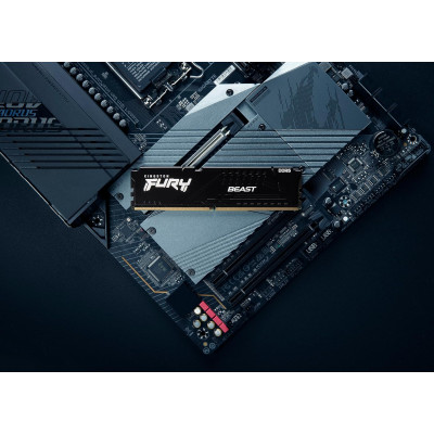 Kingston Пам'ять ПК DDR5 16GB 6000 FURY Beast Black XMP