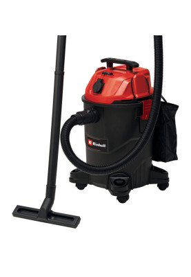 Einhell Пилосос професійний TC-VC 1825 А, 1250 Вт, пластик 25 л, 180 мбар, шланг 2.5 м, кабель 3 м, розетка 2.2 кВт, 4.2 кг